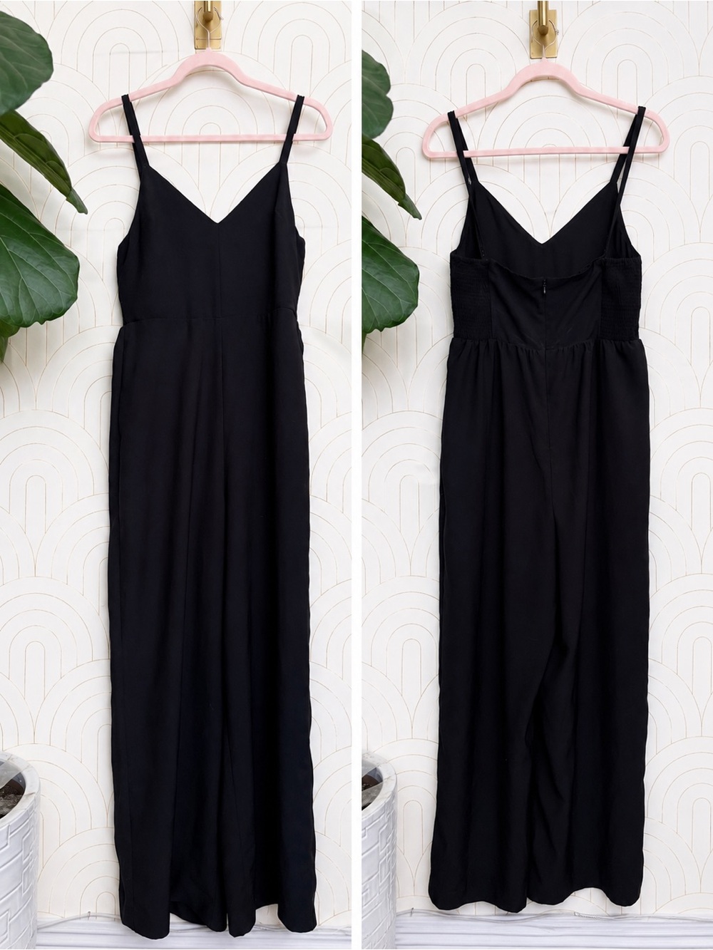 Madewell Black Wide-Leg Jumpsuit